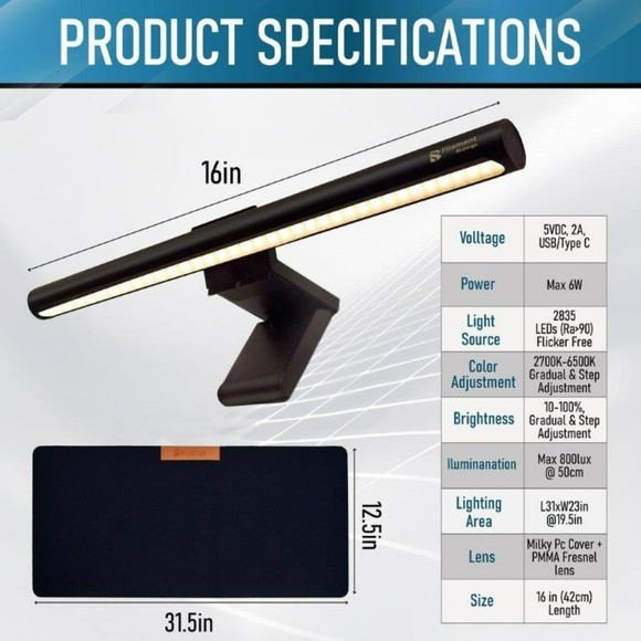 Monitor Light Bar 16" - Picture 9 of 9